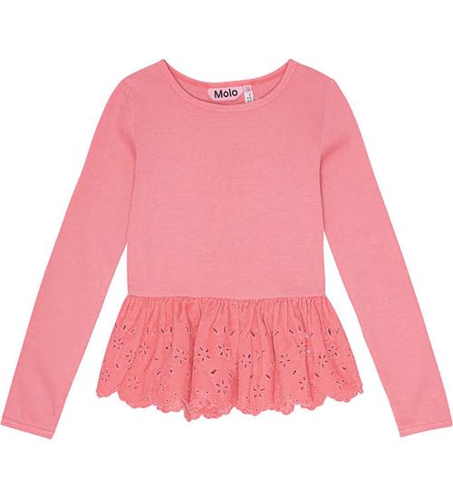 Se Molo Bluse - Rib - Riana - Flamingo Plume ved KidsWorld