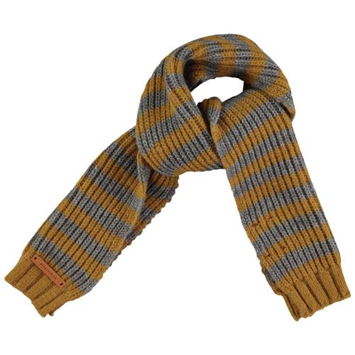Piupiuchick Stribet Strikket Tørklæde Camel One Size      Unisex