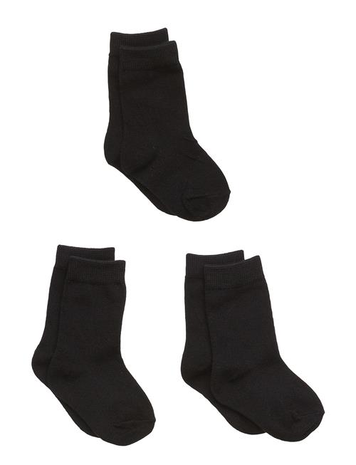 Melton 3-Pack Cotton Socks Melton Black