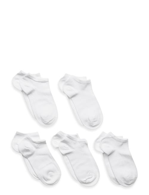 Lindex Bb 5P Ankle Sock White Col Lindex White