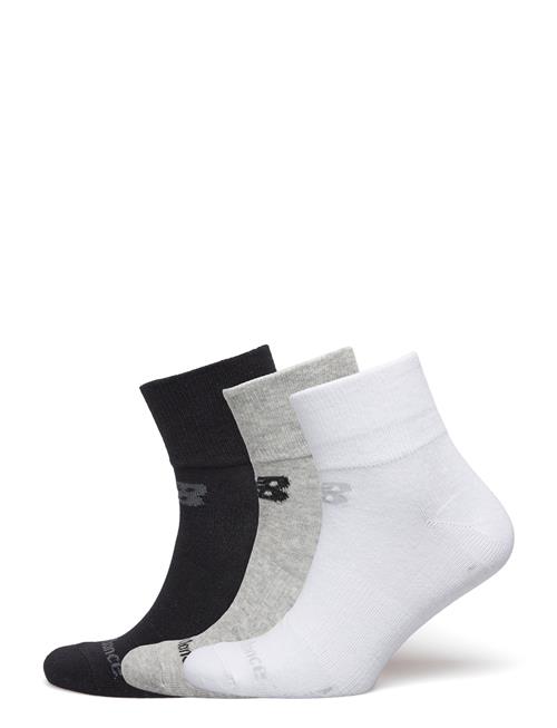 New Balance Performance Cotton Flat Knit Ankle Socks 3 Pack New Balance White