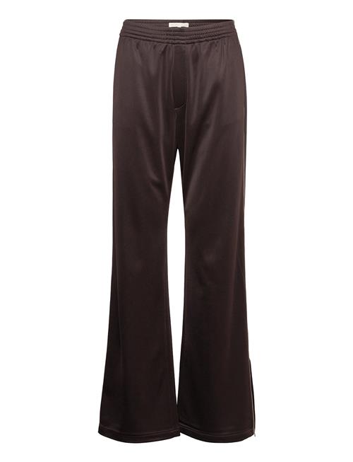 Se Filippa K Shiny Bootcut Track Pants Filippa K Brown ved Booztlet