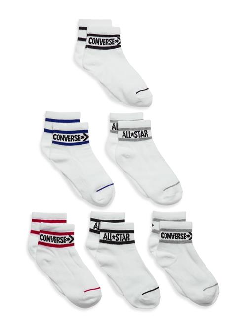 Converse Converse Basic Wordamark Quarter Socks 6-Pack Converse White