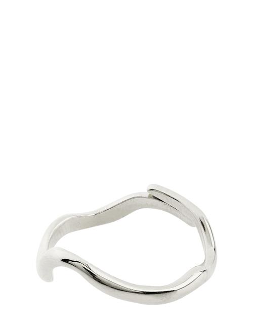 Se Pilgrim Alberte Organic Shape Ring Pilgrim Silver ved Booztlet