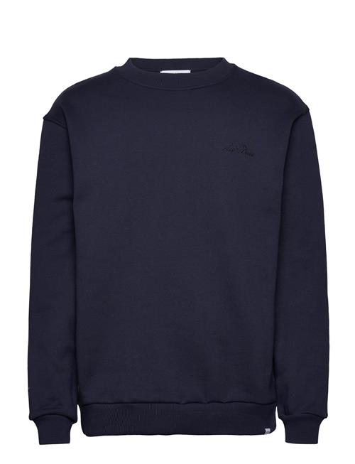 Se Les Deux Crew Sweatshirt Les Deux Navy ved Booztlet