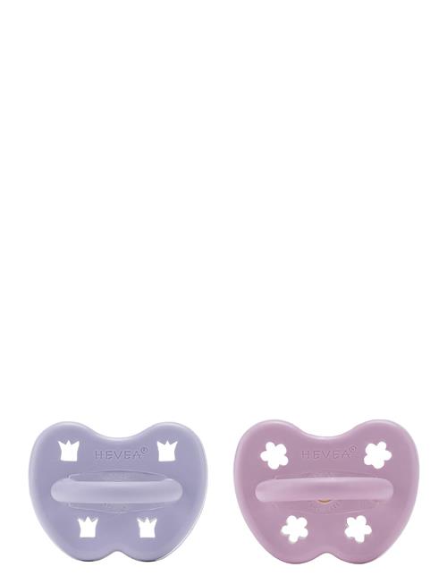 HEVEA Hevea Pacifier 3-36 Months Round, 2 Pack HEVEA Pink