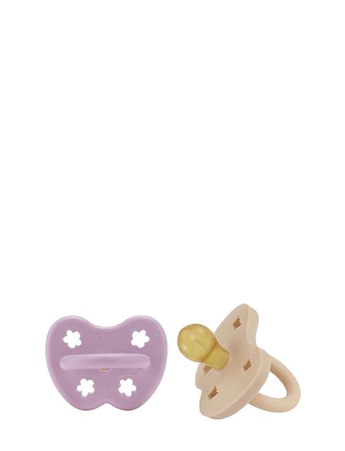 HEVEA Hevea Pacifier 3-36 Months Round 2 Pack HEVEA Patterned