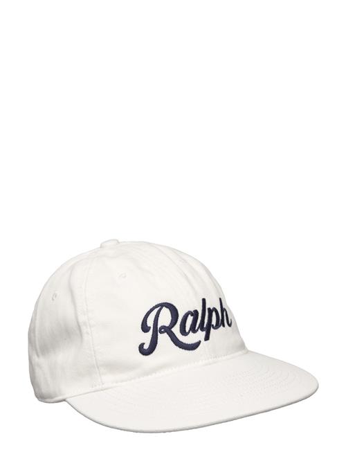 Se Polo Ralph Lauren Appliquéd Twill Ball Cap Polo Ralph Lauren White ved Booztlet