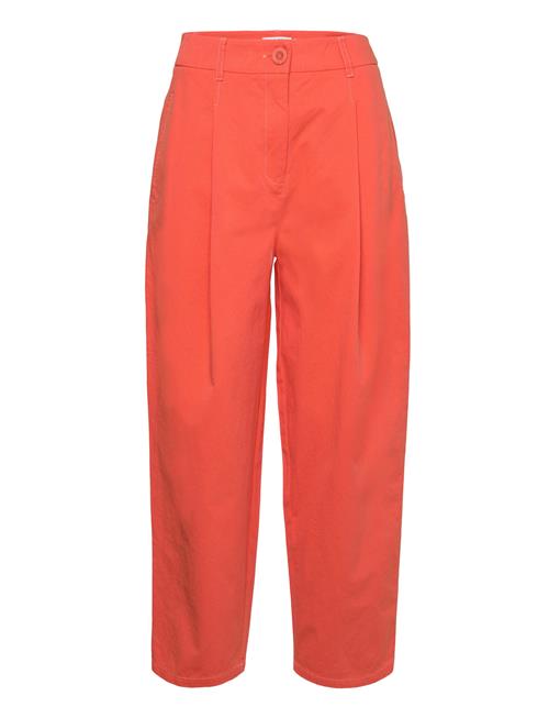 Se MSCH Copenhagen Mschcyrilla Hw Ankle Pants MSCH Copenhagen Orange ved Booztlet