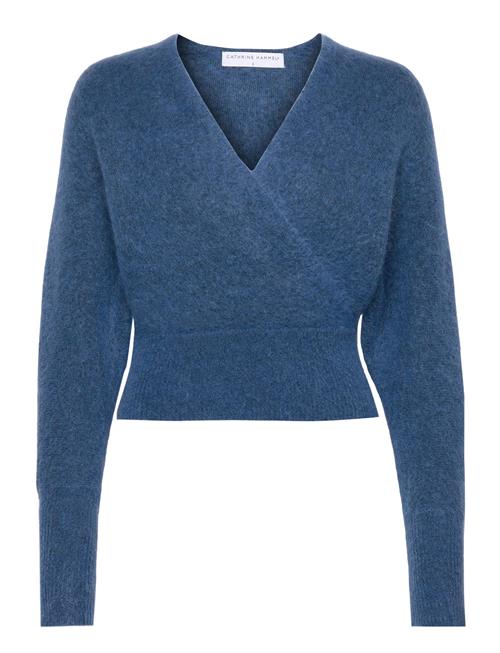 Se Cathrine Hammel Mohair Cross-Over Sweater Cathrine Hammel Blue ved Booztlet