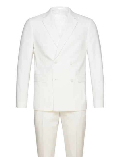 Lindbergh Plain Db Mens Suit Lindbergh White