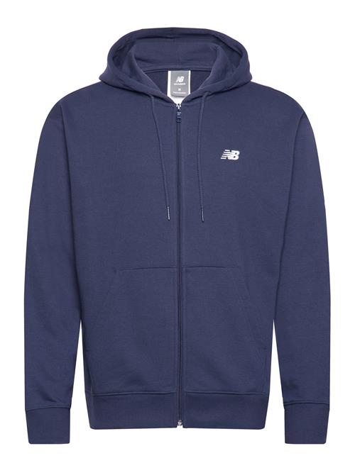 Se New Balance Sport Essentials Logo French Terry Full Zip New Balance Navy ved Booztlet