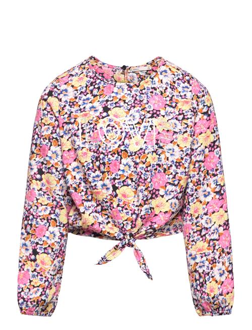 Se Kids Only Koglino L/S Knot Top Ptm Kids Only Patterned ved Booztlet