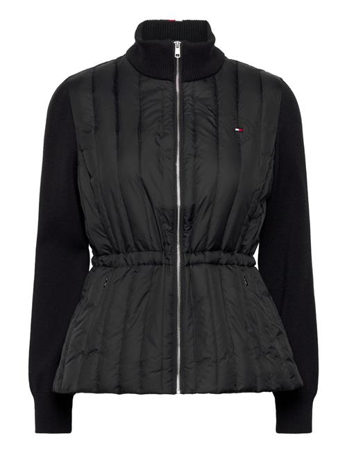 Tommy Hilfiger Lw Padded Knit Mix Jacket Tommy Hilfiger Black