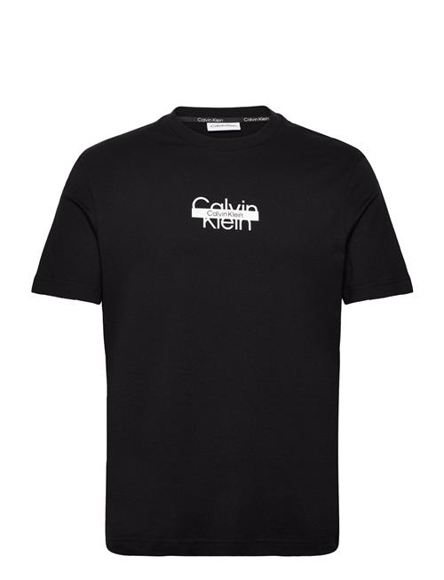 Calvin Klein Cut Through Logo T-Shirt Calvin Klein Black