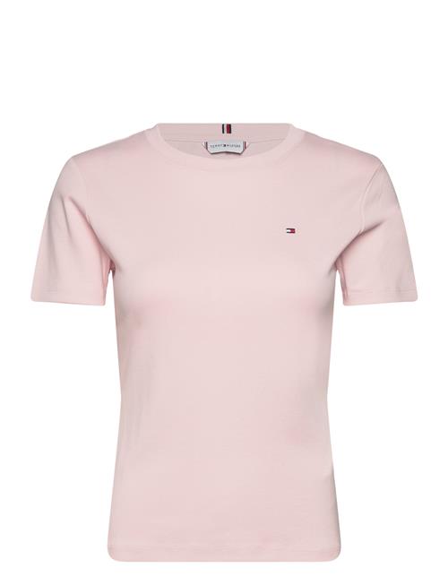 Tommy Hilfiger Slim Cody C-Nk Ss Tommy Hilfiger Pink