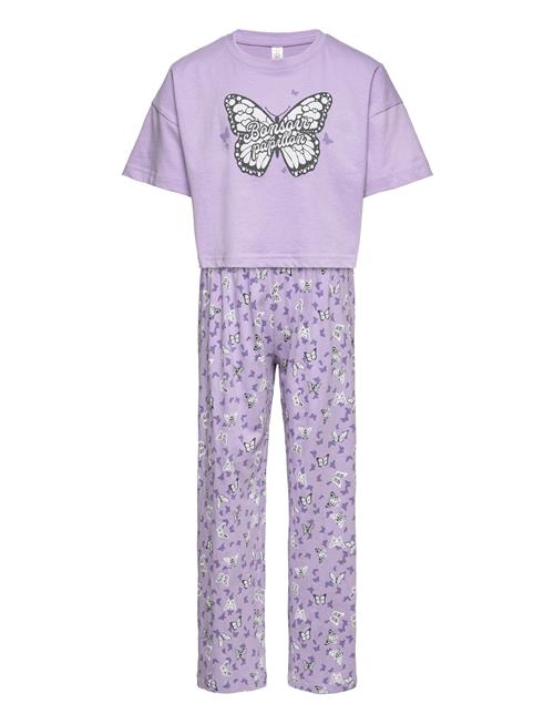 Lindex Pajama Boxy T Shirt Cute Swe Lindex Purple