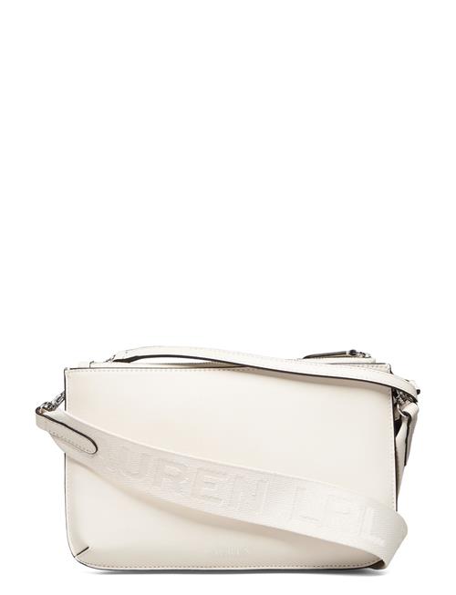 Se Lauren Ralph Lauren Leather Medium Landyn Crossbody Bag Lauren Ralph Lauren White ved Booztlet