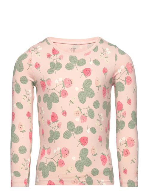 Lindex Top Aop Strawberries Lindex Pink