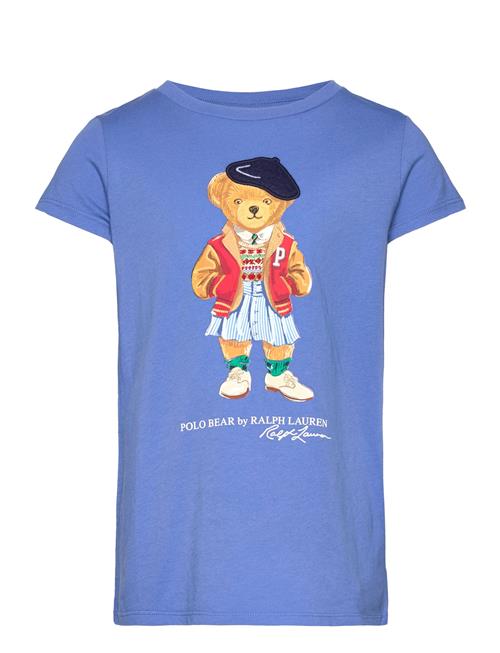 Ralph Lauren Kids Polo Bear Cotton Jersey Tee Ralph Lauren Kids Blue