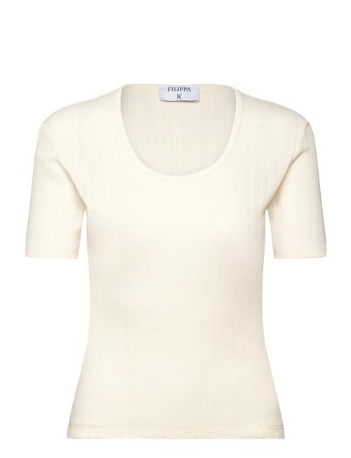 Filippa K Pointelle Tee Filippa K Cream