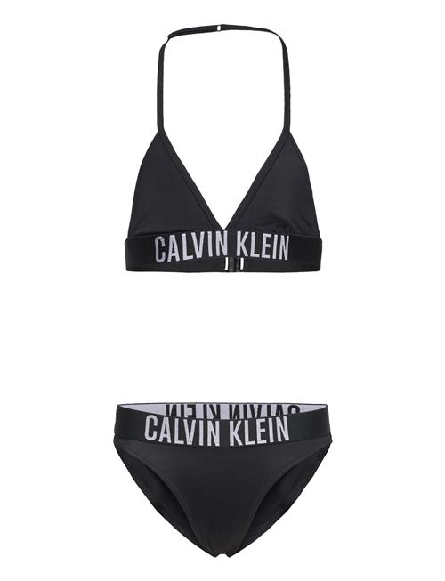 Calvin Klein Triangle Bikini Set Nylon Calvin Klein Black