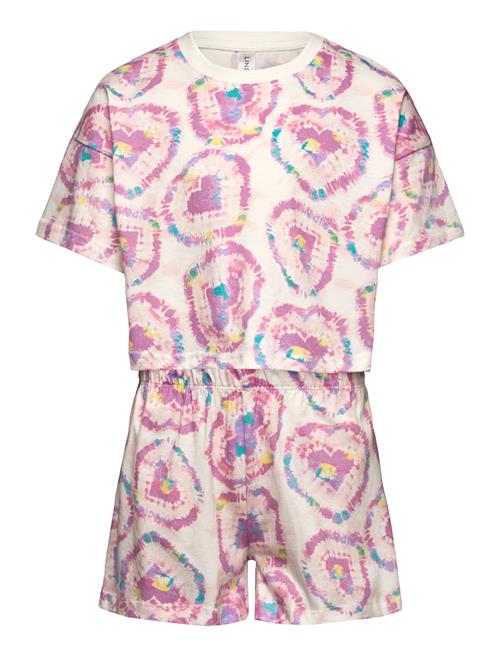 Lindex Pajama Set Tee And Shorts Lindex Pink