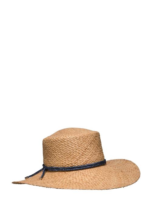 Lauren Ralph Lauren Logo-Charm Straw Sun Hat Lauren Ralph Lauren Beige