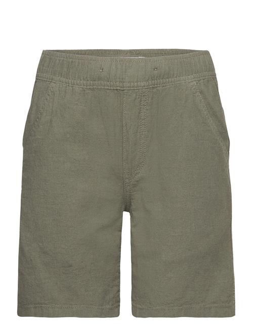 Lindex Shorts Linen Blend Lindex Khaki