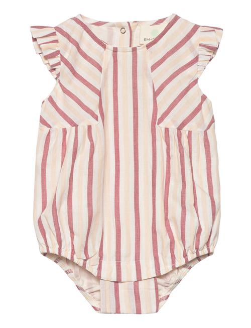 En Fant Romper Yd Stripe En Fant Pink