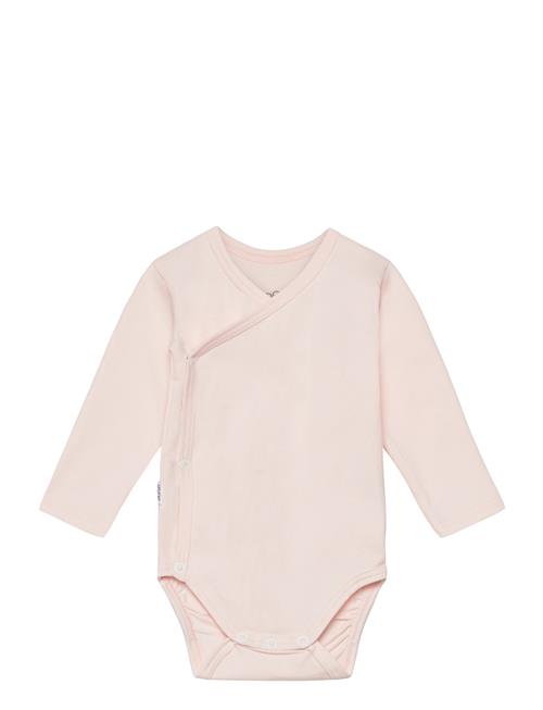 Se Gugguu Baby Wrap Bodysuit Gugguu Pink ved Booztlet