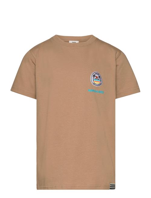 Se Mads Nørgaard Summer Vibes Thorlino Tee Mads Nørgaard Beige ved Booztlet