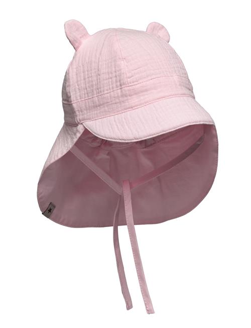 Se Huttelihut Summerhat Ears Muslin Huttelihut Pink ved Booztlet