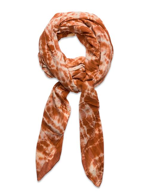 Se Rabens Saloner Cosmo Large Scarf 138X180 - Merete Rabens Sal R Orange ved Booztlet