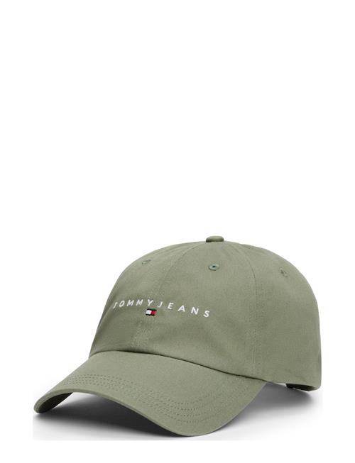 Se Tommy Hilfiger Tjw Linear Logo 6 Panel Cap Tommy Hilfiger Khaki ved Booztlet