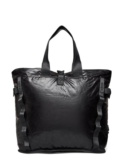 Se Rains Sibu Shopper Bag W3 Rains Black ved Booztlet