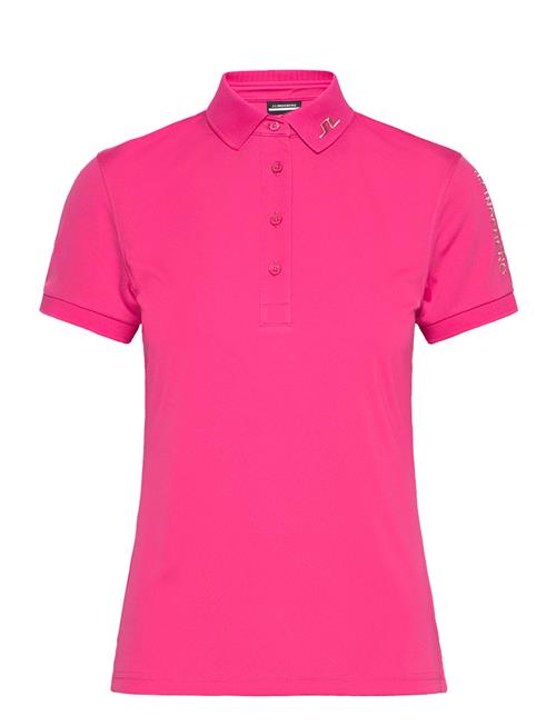 Se J. Lindeberg Tour Tech Polo J. Lindeberg Pink ved Booztlet