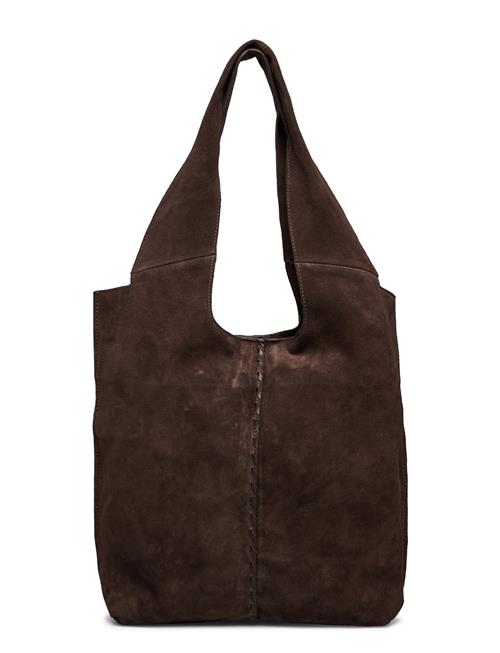 Se Becksöndergaard Suede Danita Bag Becksöndergaard Brown ved Booztlet