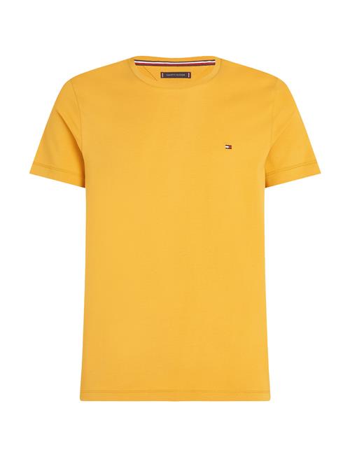 Se Tommy Hilfiger Stretch Slim Fit Tee Tommy Hilfiger Yellow ved Booztlet