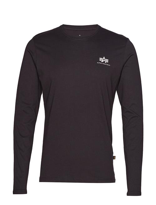 Se Alpha Industries Basic Ls Small Logo Alpha Industries Black ved Booztlet