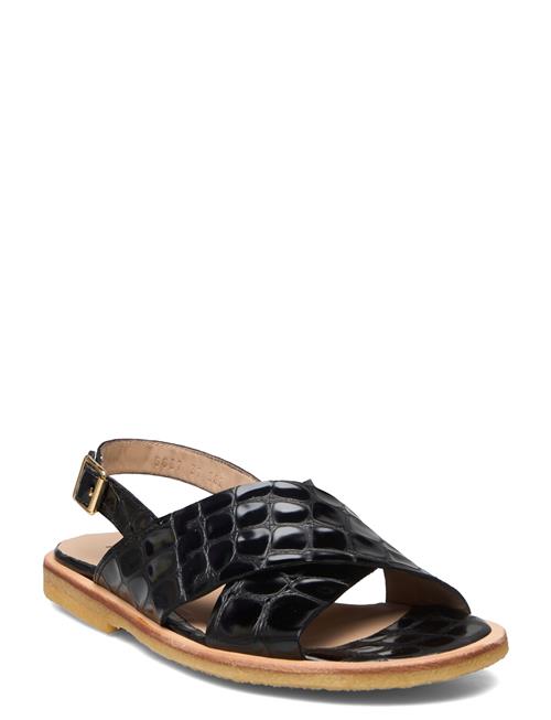 Se ANGULUS Sandals - Flat - Open Toe - Op ANGULUS Black ved Booztlet