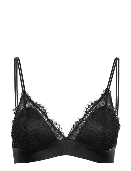 Se Lindex Bra Nora Triangle Bralette Lindex Black ved Booztlet