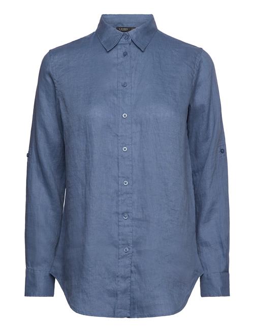 Lauren Ralph Lauren Linen Shirt Lauren Ralph Lauren Blue