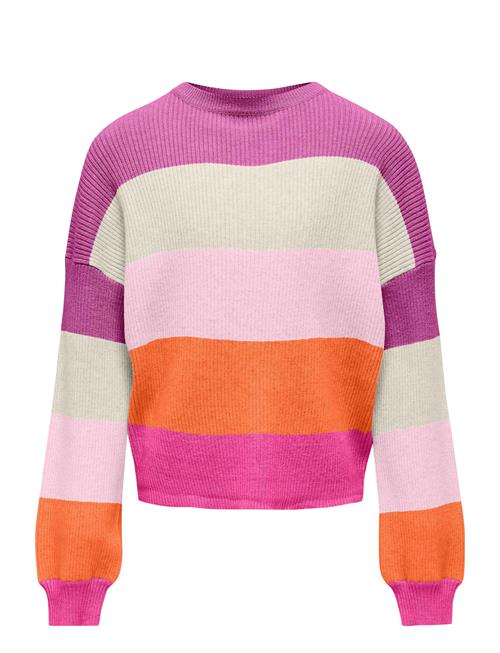 Se Kids Only Kogsandy L/S Stripe Pullover Knt Noos Kids Only Patterned ved Booztlet