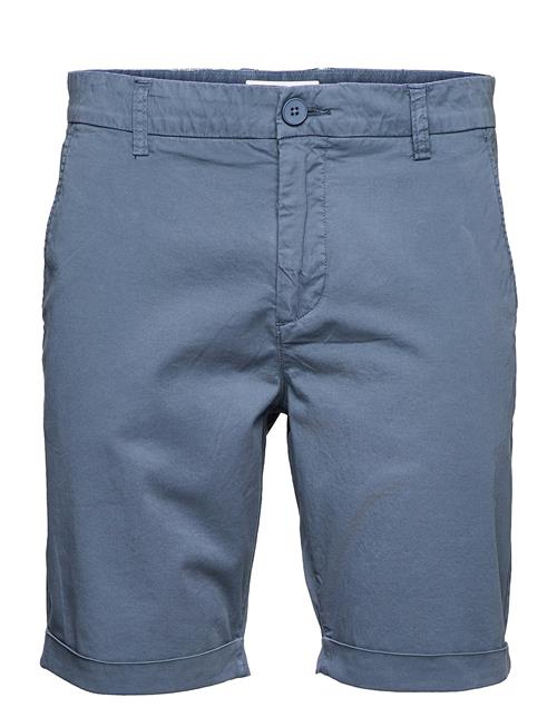 Knowledge Cotton Apparel Chuck Regular Chino Poplin Shorts - Knowledge Cotton Apparel Blue