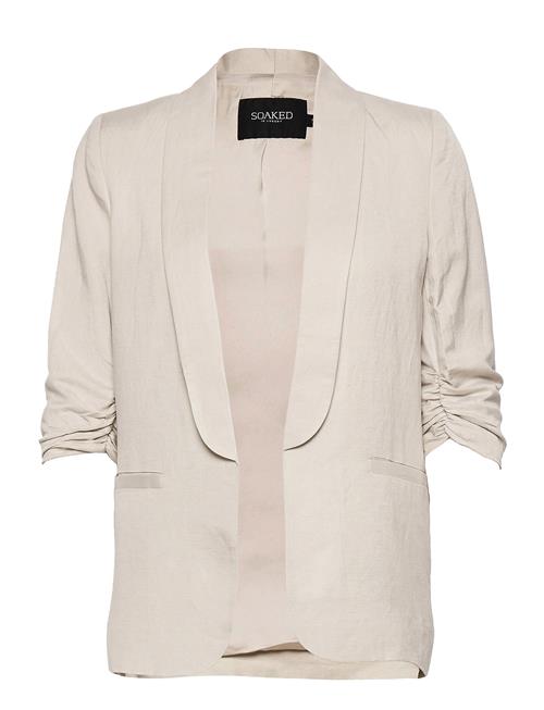 Se Soaked in Luxury Slsun Shirley Blazer Soaked In Luxury Beige ved Booztlet