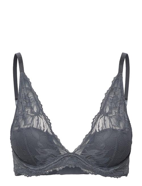 Se Calvin Klein Lght Lined Plunge Calvin Klein Grey ved Booztlet