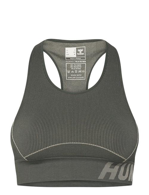 Hmlte Christel Seamless Sports Top Hummel Green