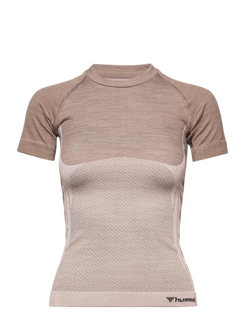 Hummel Hmlclea Seamless Tight T-Shirt Hummel Patterned