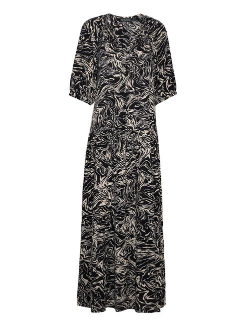 Se Soaked in Luxury Slzaya Flowy Maxi Dress Ss Soaked In Luxury Black ved Booztlet